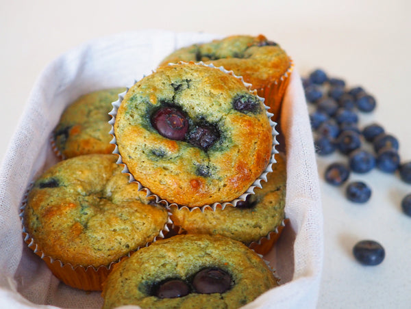 Passover Blueberry Muffins